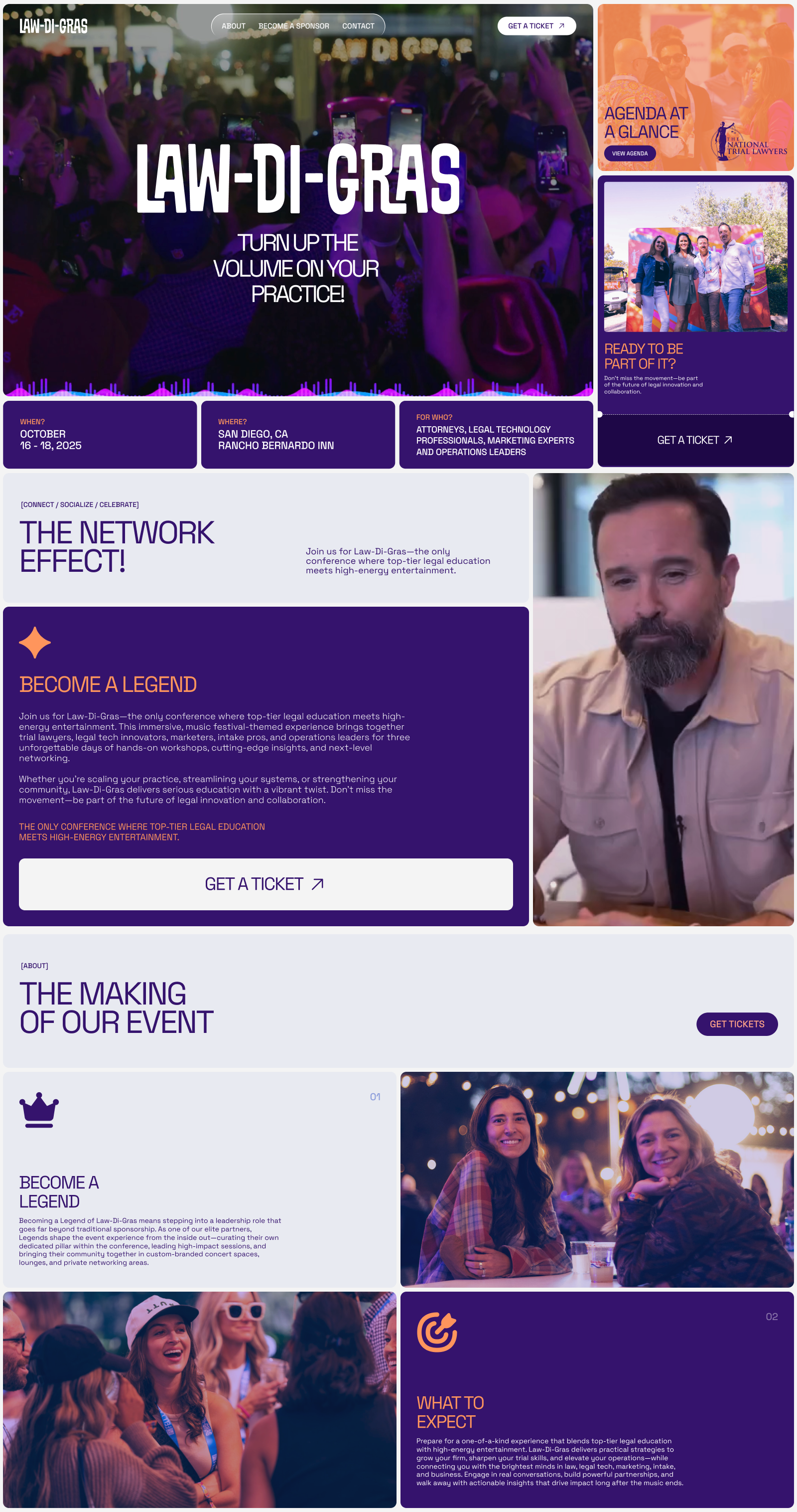 Law-Di-Gras event website
